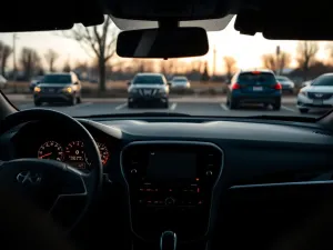 Mechanik trzyma świecę żarową nad silnikiem diesla, podkreślając konieczność regularnej wymiany tych podzespołów.